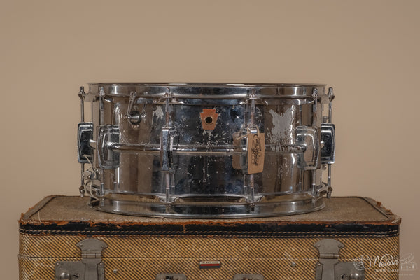 1963 Ludwig 'LM402 Supraphonic' COA w/ Crimped Beds - 6.5x14