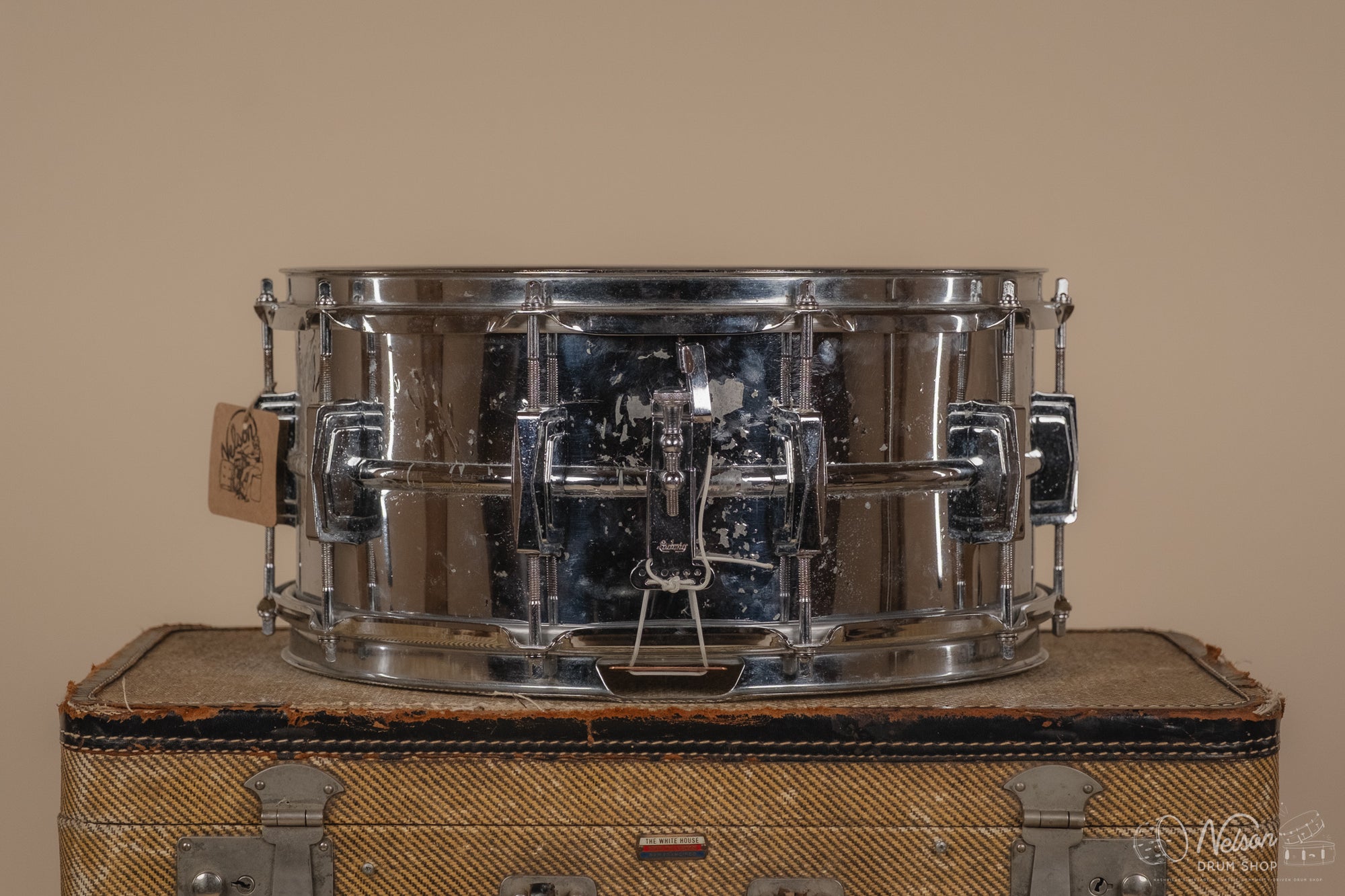 1963 Ludwig 'LM402 Supraphonic' COA w/ Crimped Beds - 6.5x14