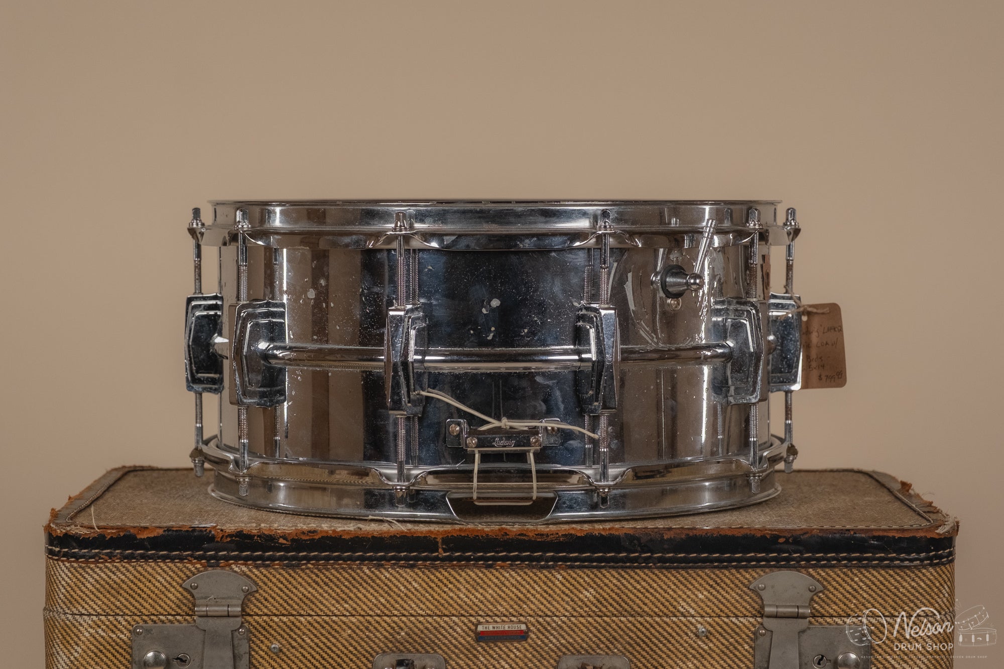 1963 Ludwig 'LM402 Supraphonic' COA w/ Crimped Beds - 6.5x14