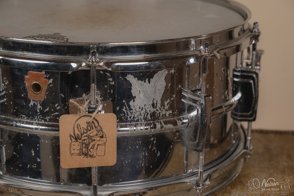 1963 Ludwig 'LM402 Supraphonic' COA w/ Crimped Beds - 6.5x14