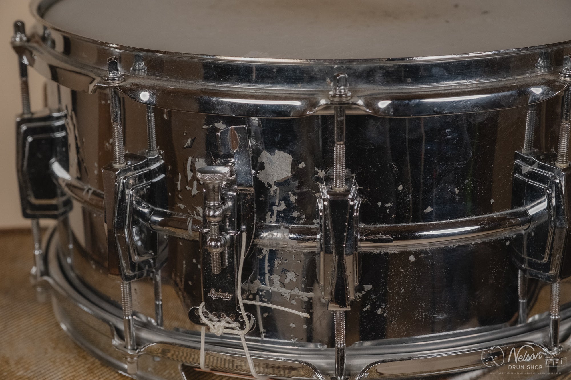 1963 Ludwig 'LM402 Supraphonic' COA w/ Crimped Beds - 6.5x14