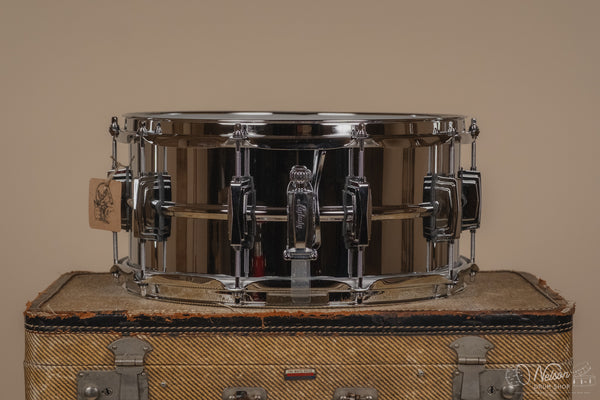 Ludwig LM402 'Supraphonic' with Blue/Olive Badge - 6.5x14"