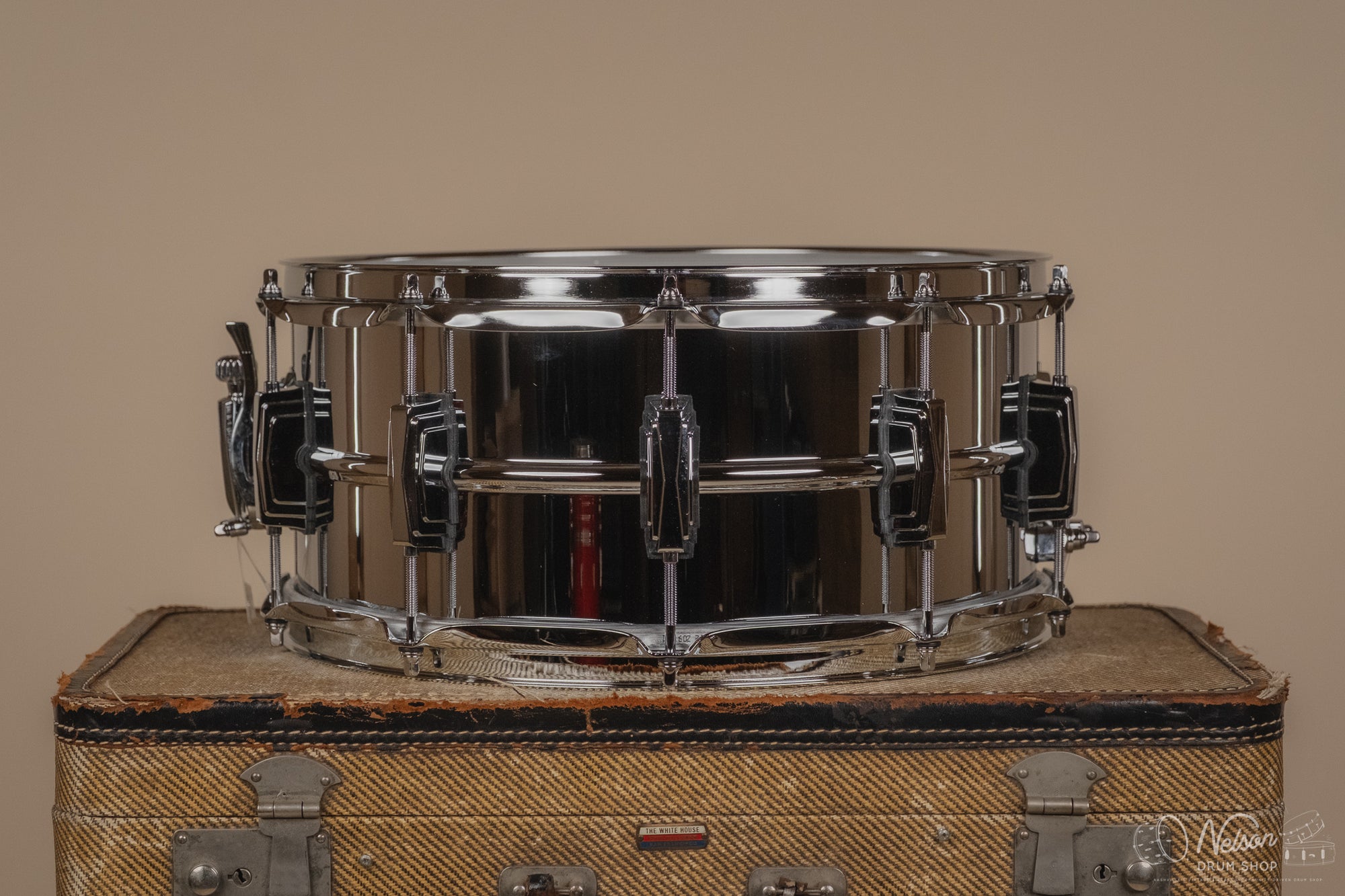 Ludwig LM402 'Supraphonic' with Blue/Olive Badge - 6.5x14"