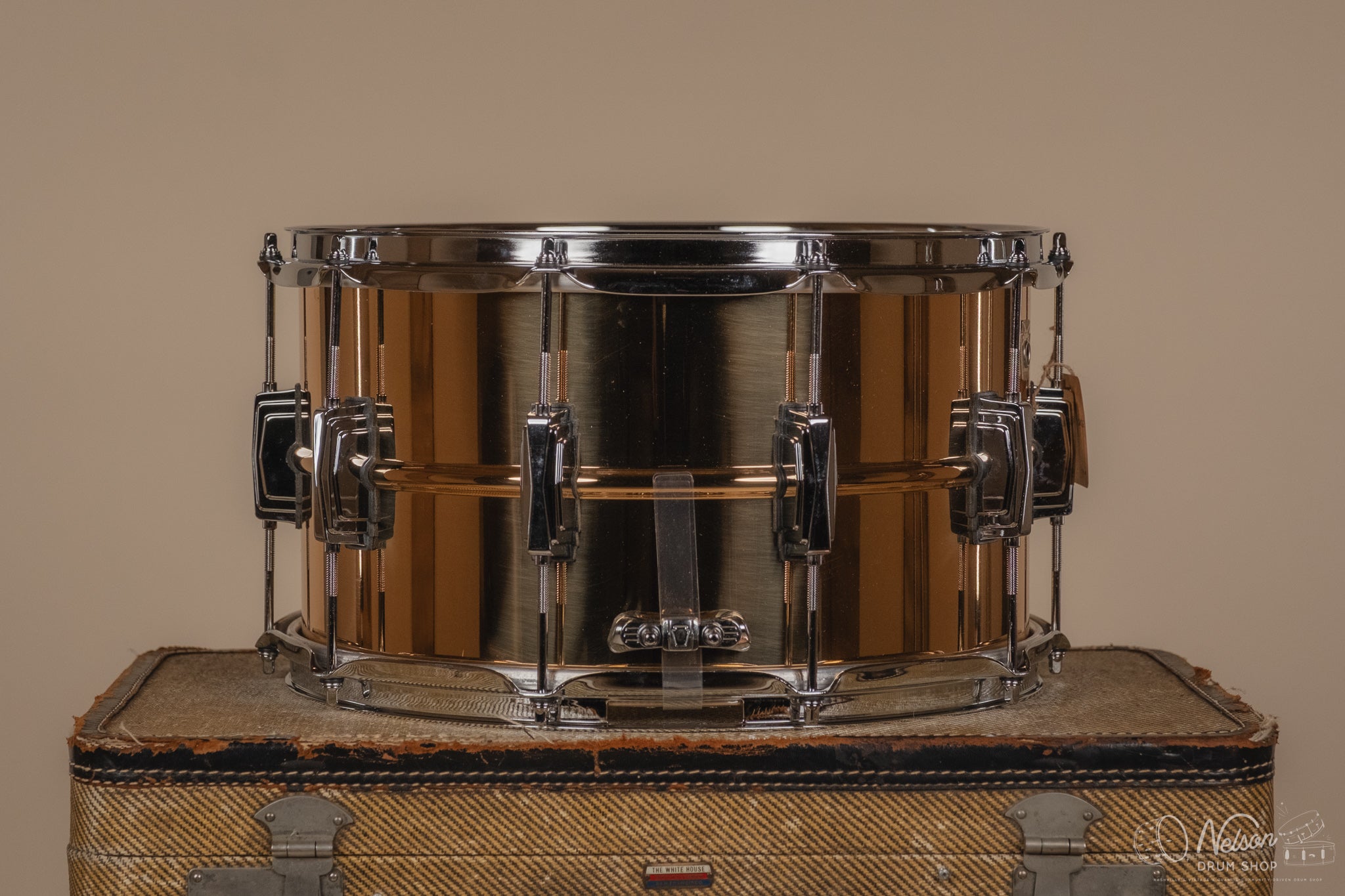 Ludwig LB508 Supraphonic Bronze - 8x14 – Nelson Drum Shop
