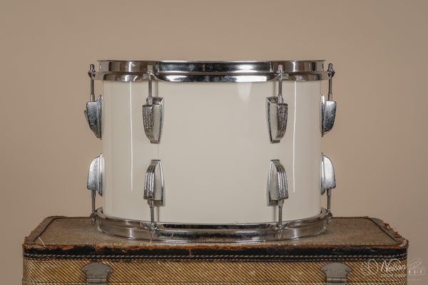 1980s Ludwig Rack Tom in White Cortex - 9x13