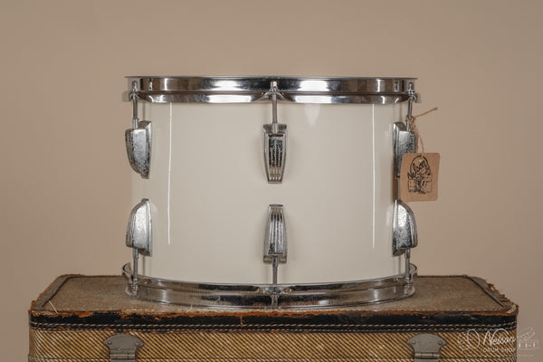 1980s Ludwig Rack Tom in White Cortex - 9x13