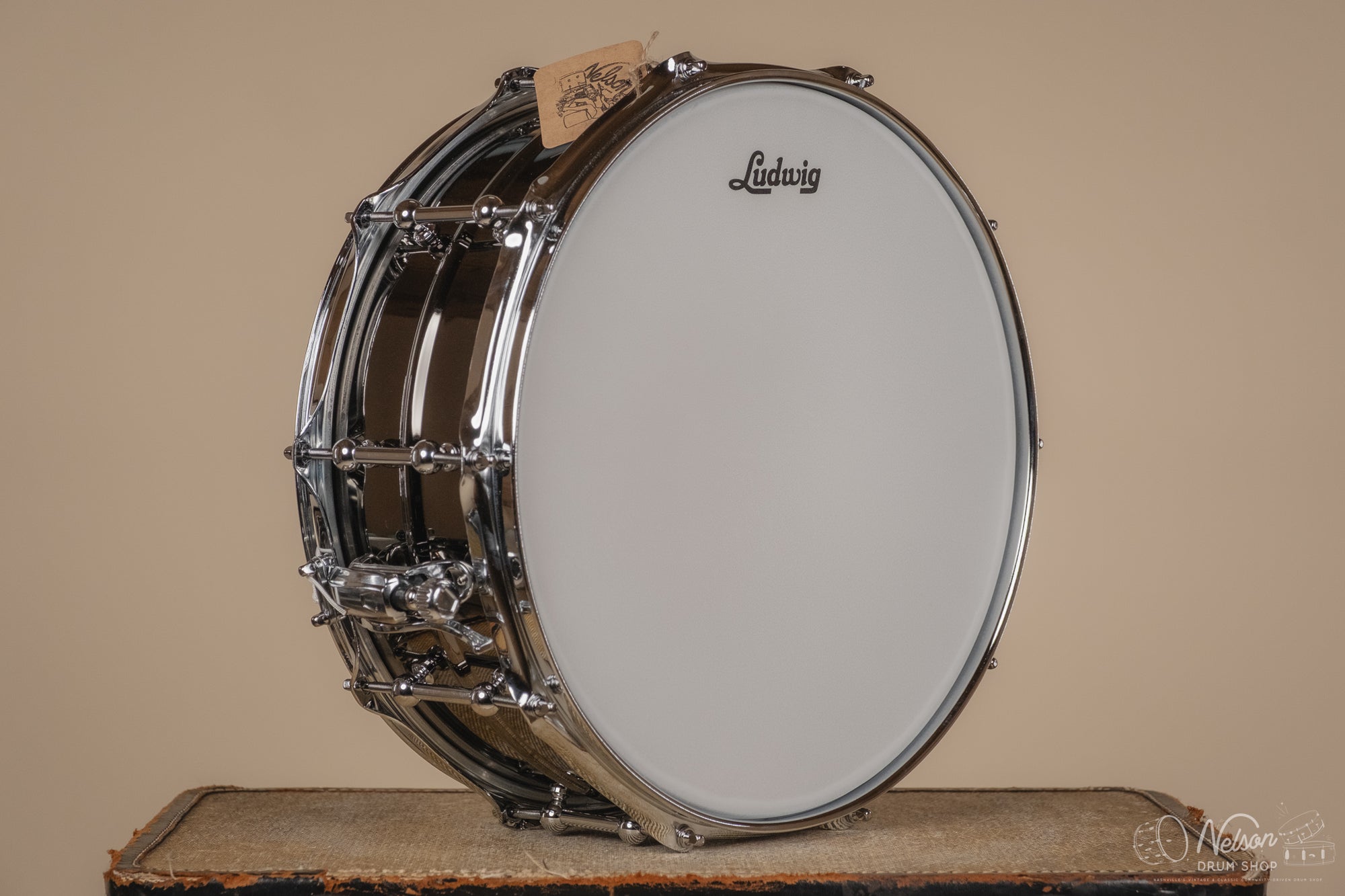 Ludwig Universal Brass w/Chrome Hardware - 5.5x14