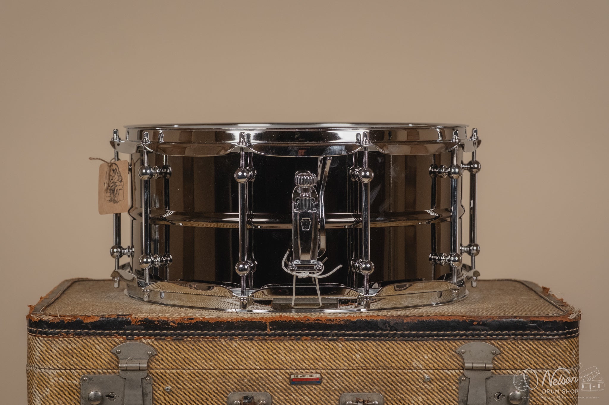 Ludwig Universal Brass w/Chrome Hardware - 6.5x14 – Nelson Drum Shop