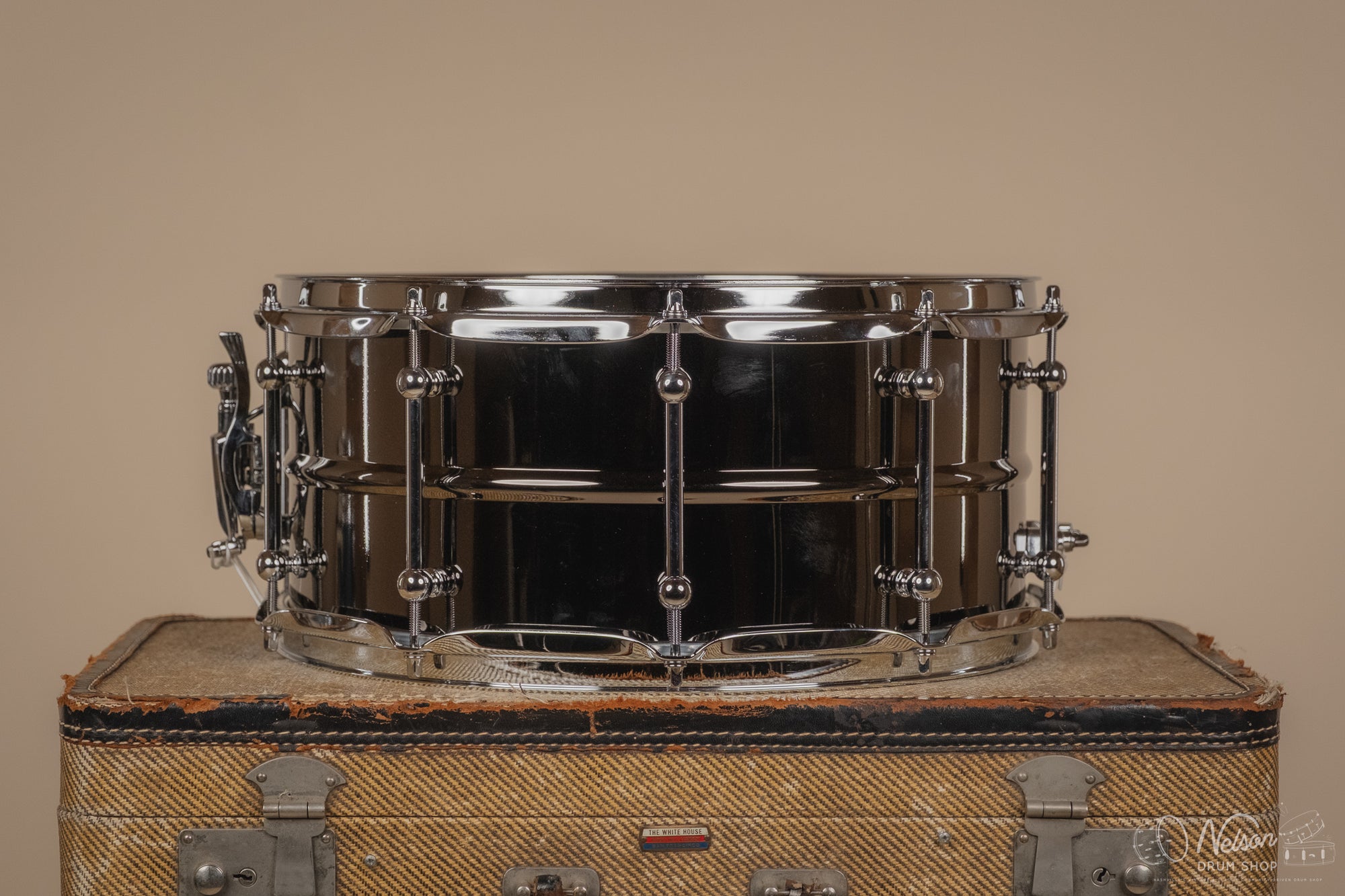 Ludwig Universal Brass w/Chrome Hardware - 6.5x14