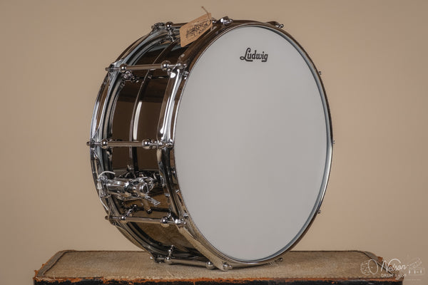 Ludwig Universal Brass w/Chrome Hardware - 6.5x14