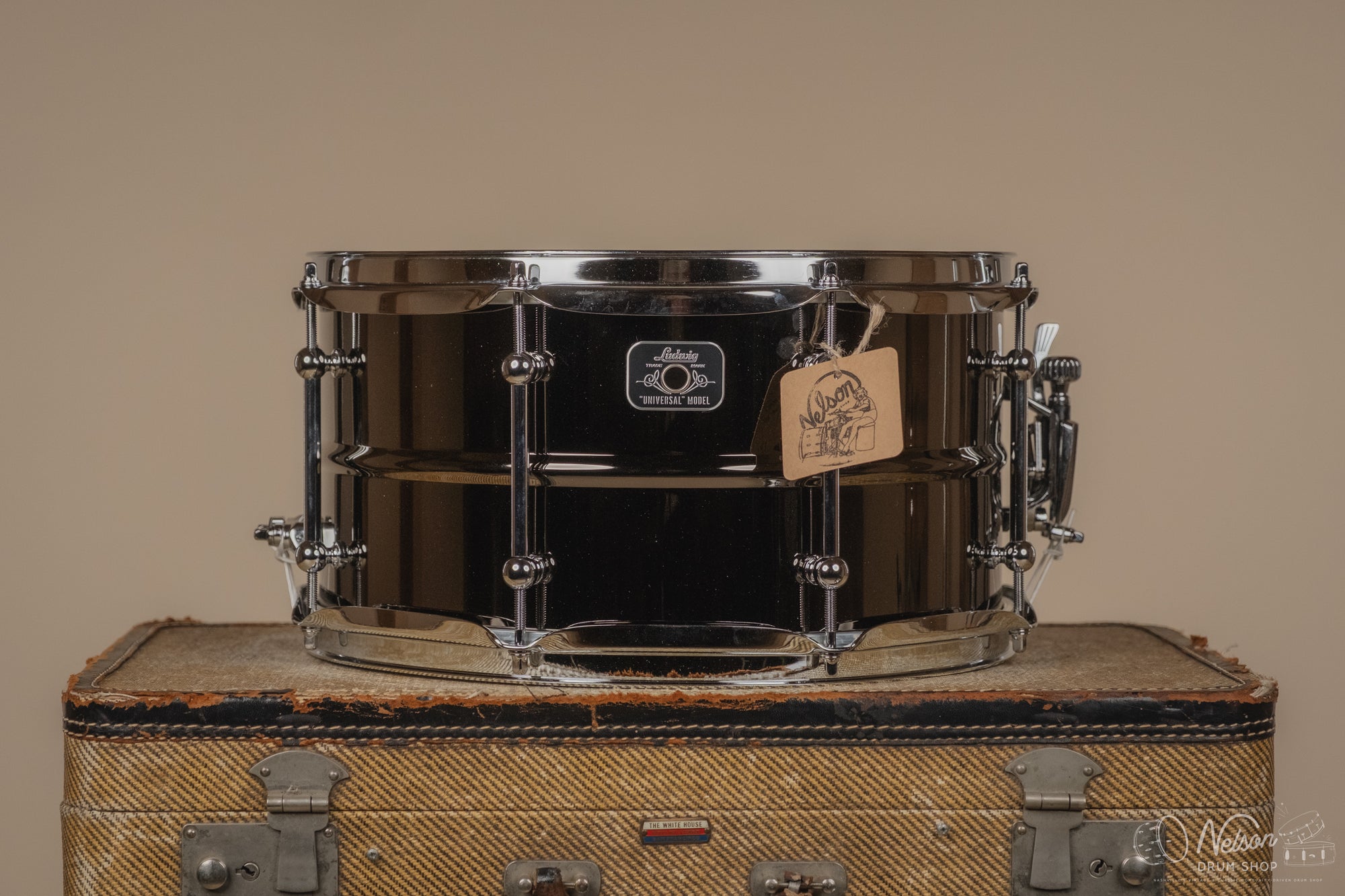 Ludwig Universal Brass w/ Chrome Hardware - 7x13