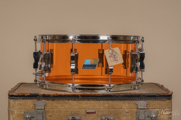 Ludwig Vistalite in Amber - 6.5x14