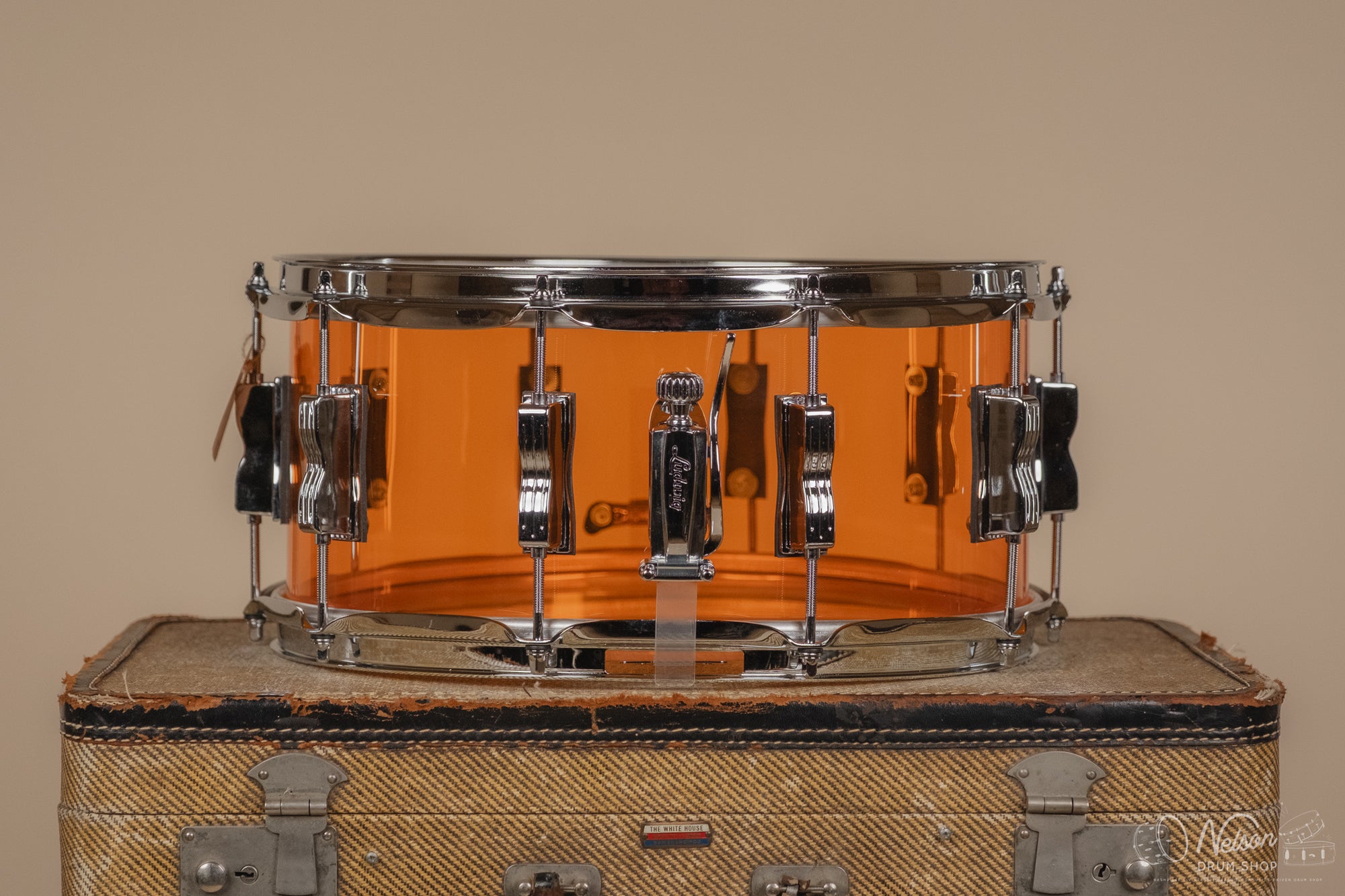 Ludwig Vistalite in Amber - 6.5x14
