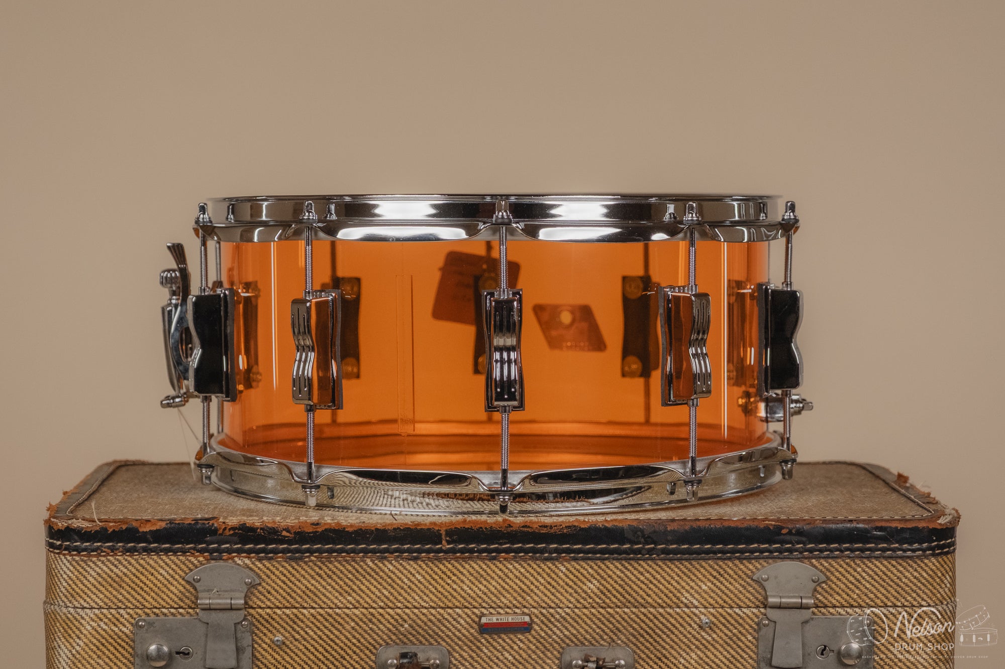Ludwig Vistalite in Amber - 6.5x14