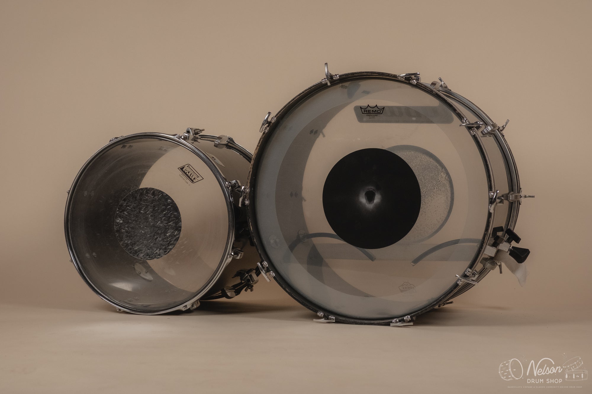 1970s Ludwig Vistalite ‘Power Factory’ Sound Projector in Black - 16x24, 16x18, 14x16, 12x15, 13x14, 12x13, 11x12, 9x10