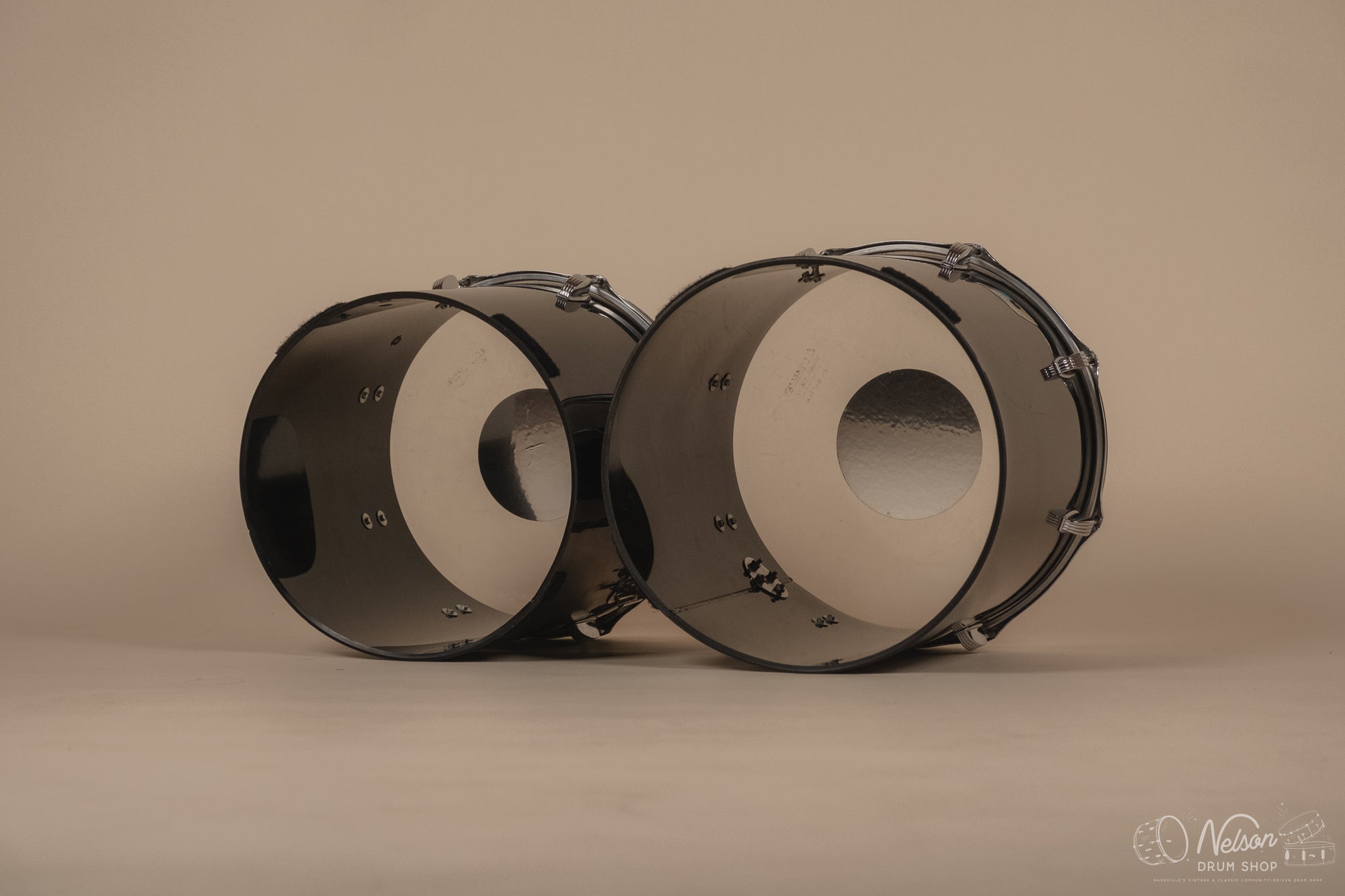 1970s Ludwig Vistalite ‘Power Factory’ Sound Projector in Black - 16x24, 16x18, 14x16, 12x15, 13x14, 12x13, 11x12, 9x10