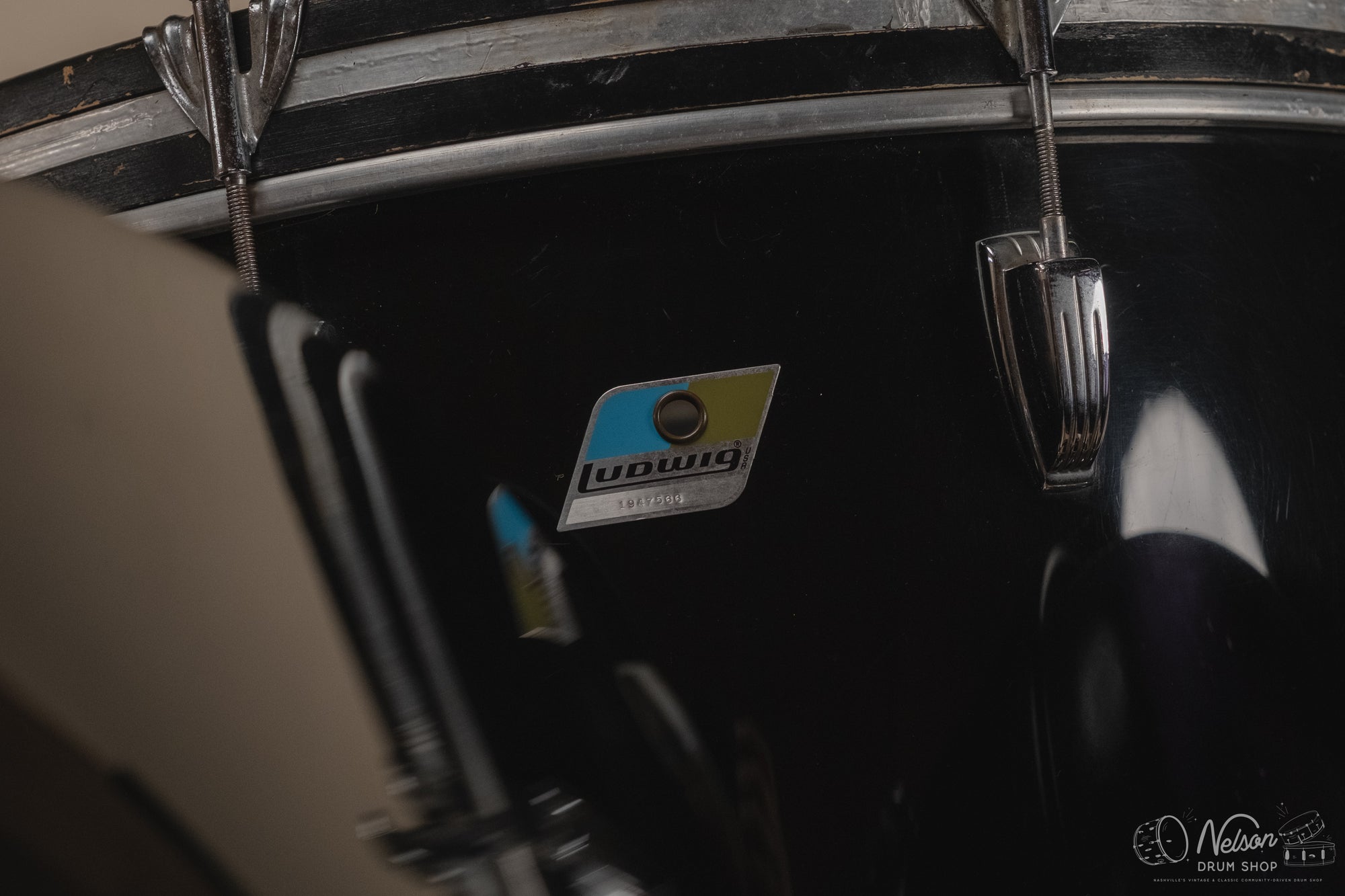 1970s Ludwig Vistalite ‘Power Factory’ Sound Projector in Black - 16x24, 16x18, 14x16, 12x15, 13x14, 12x13, 11x12, 9x10