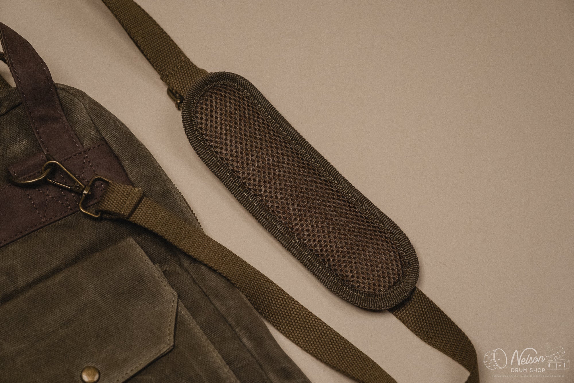 Name Brand Waxed Canvas Stick Bag
