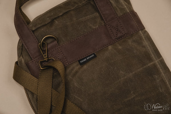 Name Brand Waxed Canvas Stick Bag