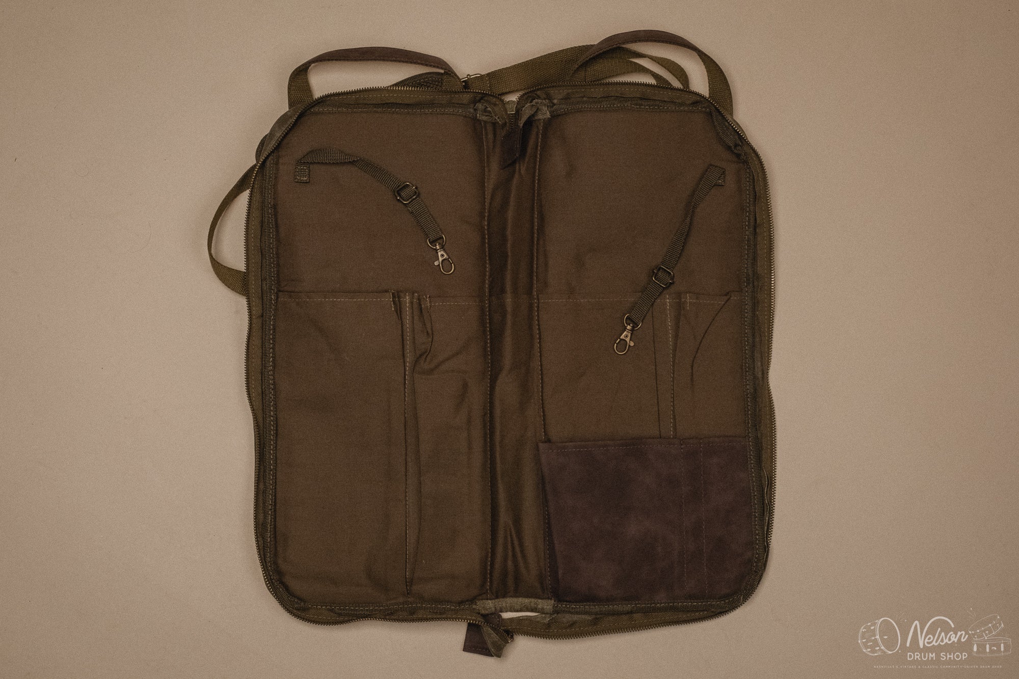 Name Brand Waxed Canvas Stick Bag