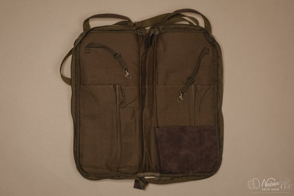 Name Brand Waxed Canvas Stick Bag