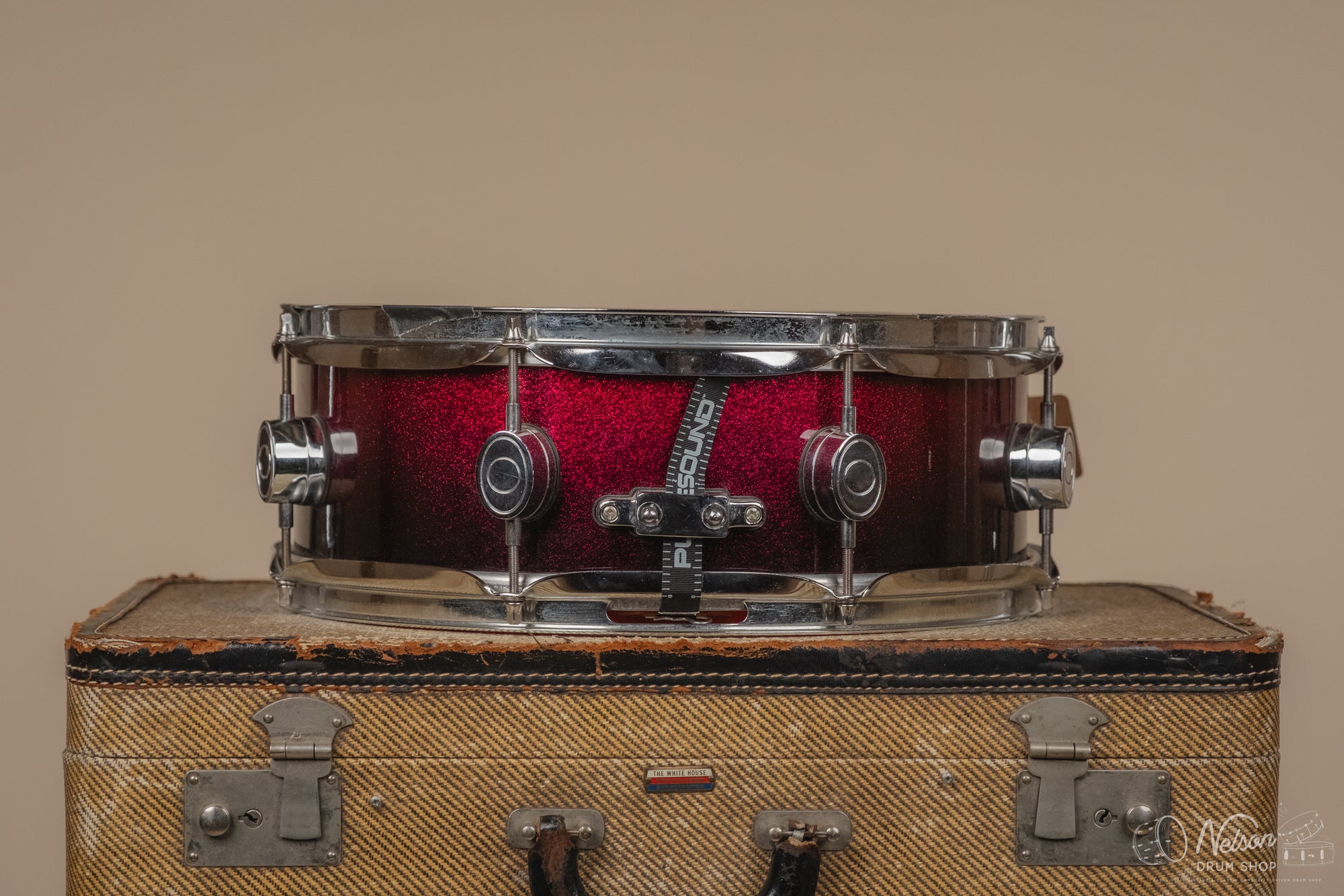 Used PDP X7 Snare Drum in Red Sparkle Fade - 5x14