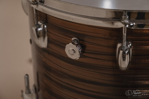 1960s Pearl 'Super Outfit No. 1' in Tiger's Eye - 14x20, 16x16, 9x13