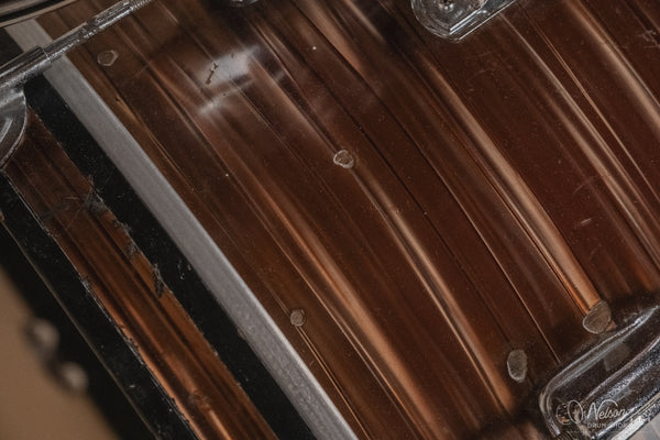 1960s Pearl 'Super Outfit No. 1' in Tiger's Eye - 14x20, 16x16, 9x13