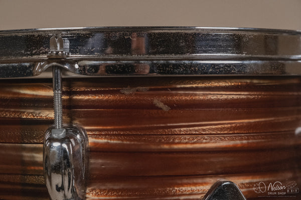 1960s Pearl 'Super Outfit No. 1' in Tiger's Eye - 14x20, 16x16, 9x13