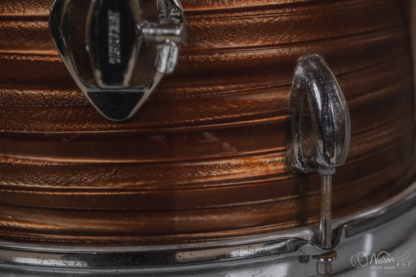 1960s Pearl 'Super Outfit No. 1' in Tiger's Eye - 14x20, 16x16, 9x13