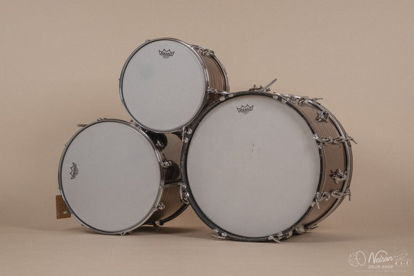 1960s Pearl 'Super Outfit No. 1' in Tiger's Eye - 14x20, 16x16, 9x13