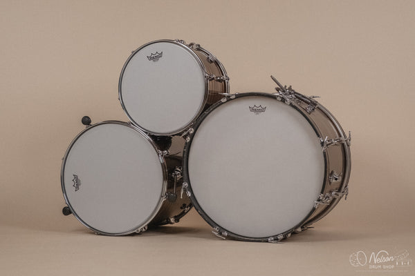 1960s Pearl 'Super Outfit No. 1' in Tiger's Eye - 14x20, 16x16, 9x13