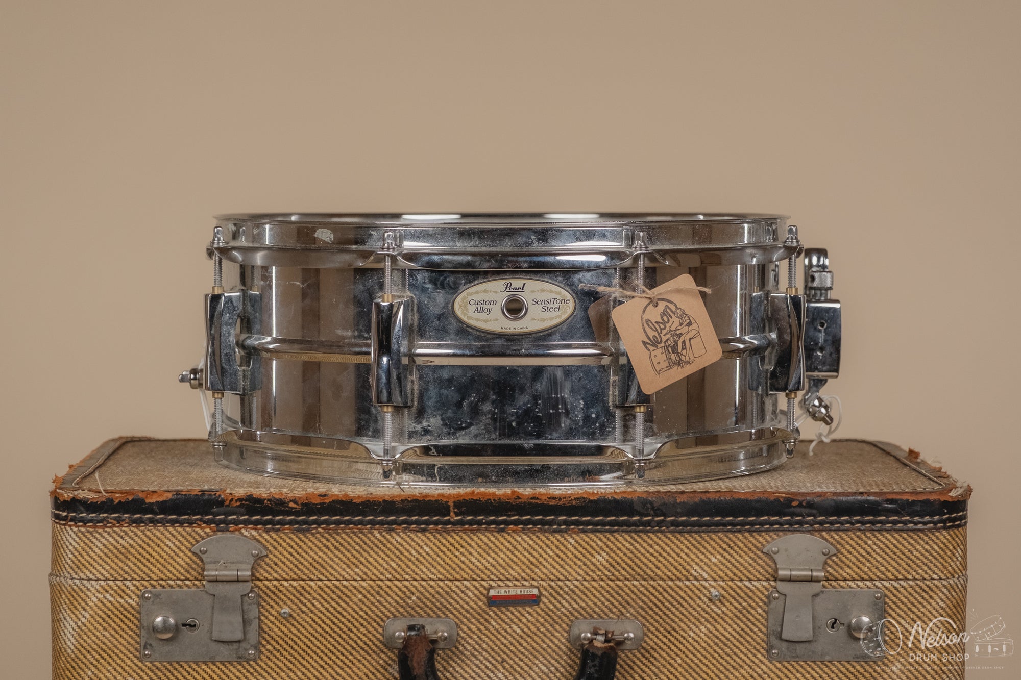 Used Pearl Custom Alloy Sensitone Steel - 5.5x14"