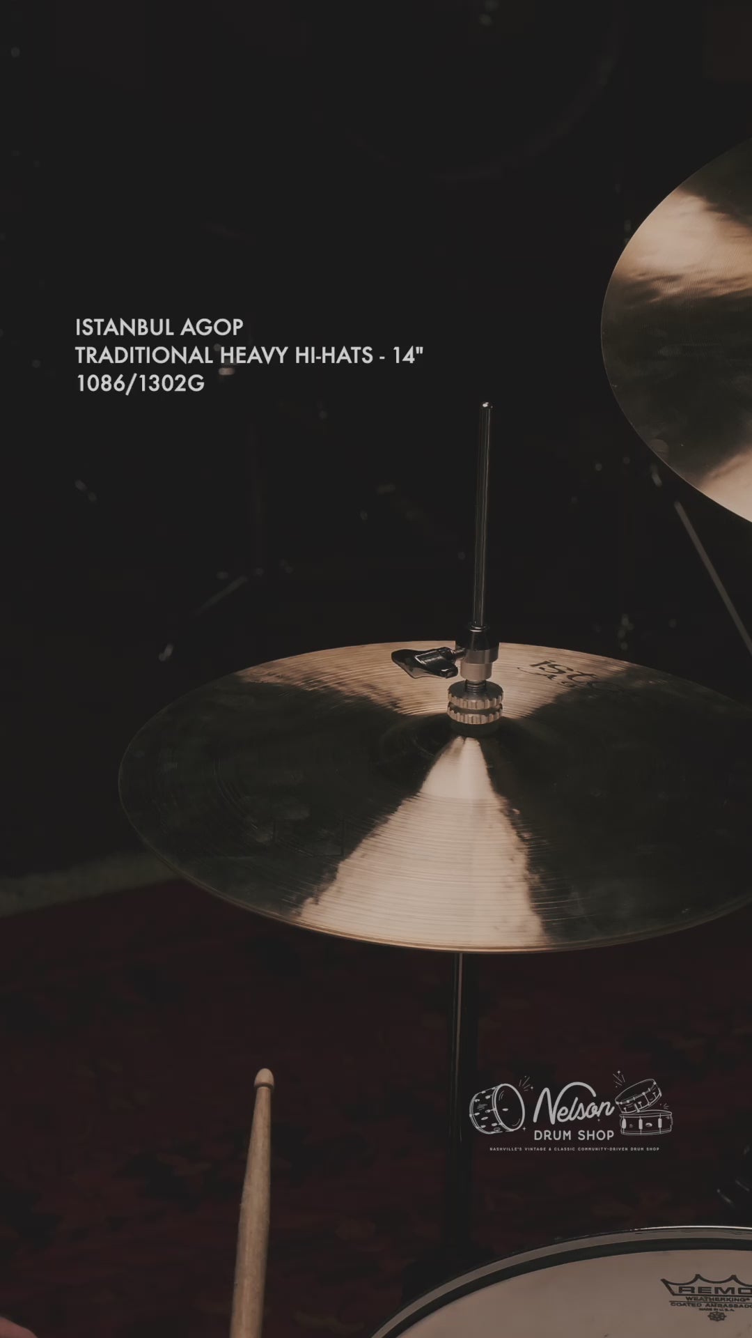 Istanbul Agop Traditional Heavy Hi Hats - 14