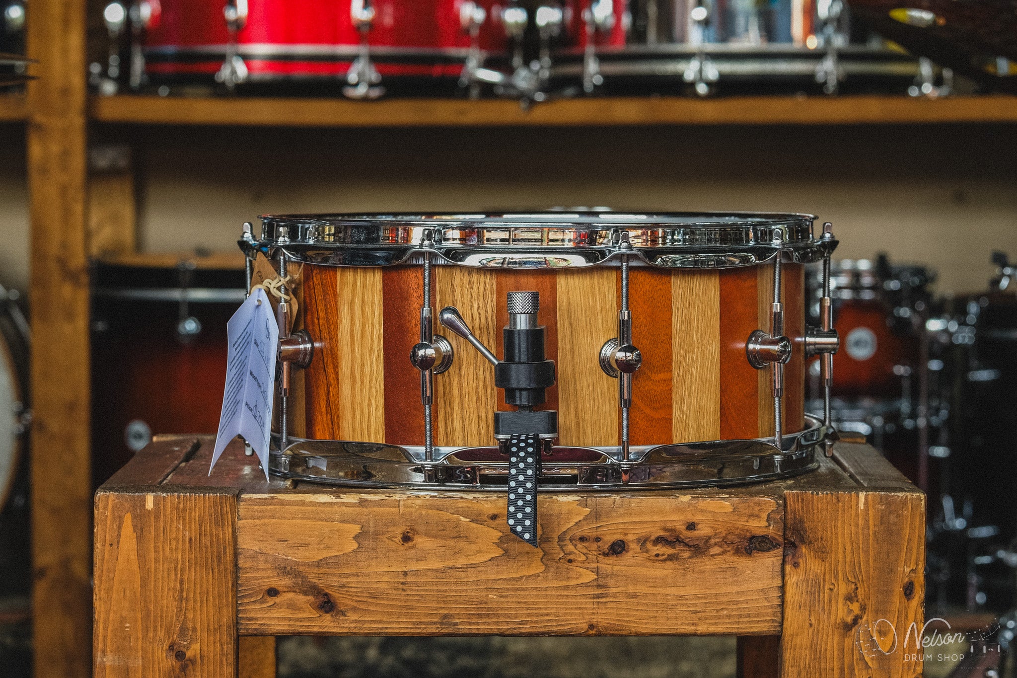 Radius Drums Oak/Mahogany - 5.5x14 – Nelson Drum Shop