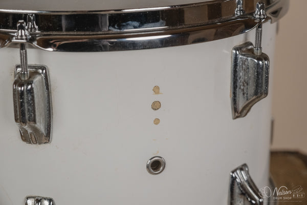 1970s Rogers Fullerton Rack Tom in New England White - 9x13