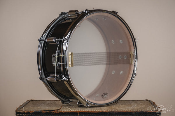Rogers 'Powertone' in Piano Black - 6.5x14