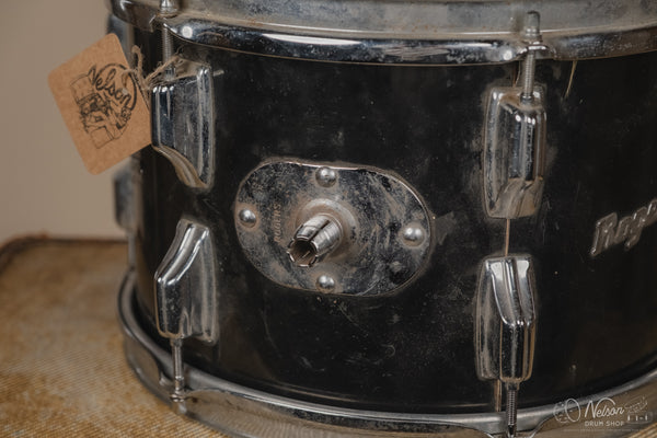 1970s Rogers Rack Tom in Jet Black Pearl - 8x12
