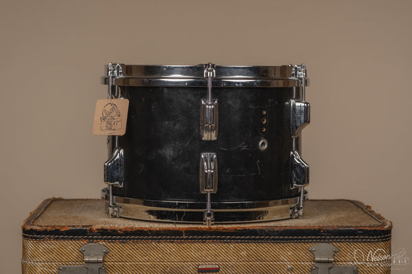 1970s Rogers Rack Tom in Jet Black Pearl - 8x12