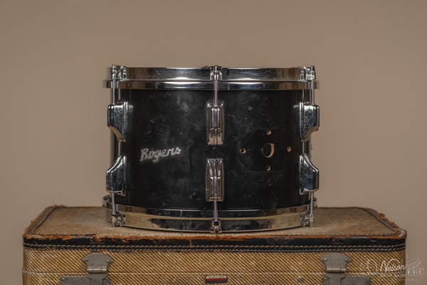 1970s Rogers Rack Tom in Jet Black Pearl - 8x12