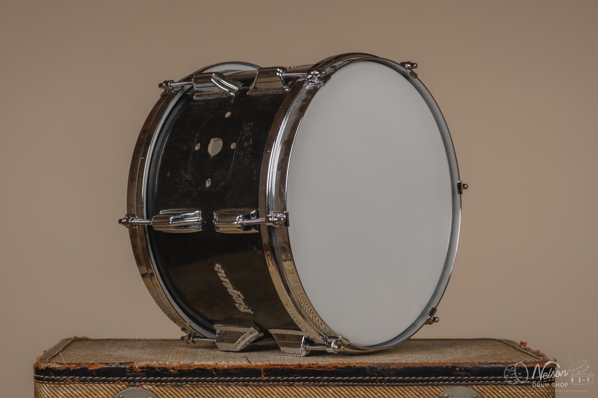 1970s Rogers Rack Tom in Jet Black Pearl - 8x12
