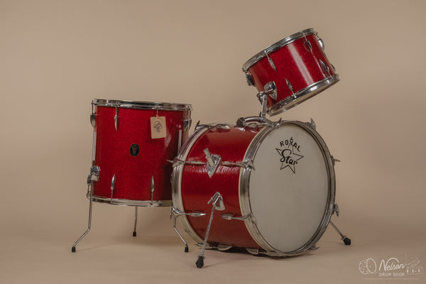 1960s Royal Star MIJ in Red Sparkle - 14x20, 16x16, 9x13