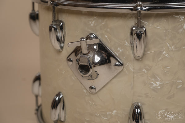 1970s Slingerland 3 ply Tom in White Marine Pearl - 10x14