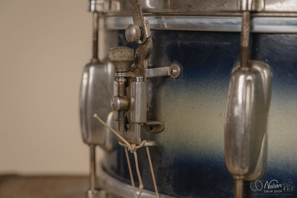 1960's Slingerland 'Student Model' in Blue & Silver Duco - 5.5x14
