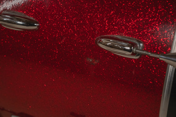 1966 Slingerland 'Modern Solo Outfit' No. 2RN in Red Sparkle -  8x12, 16x16, 14x20