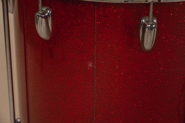 1966 Slingerland 'Modern Solo Outfit' No. 2RN in Red Sparkle -  8x12, 16x16, 14x20