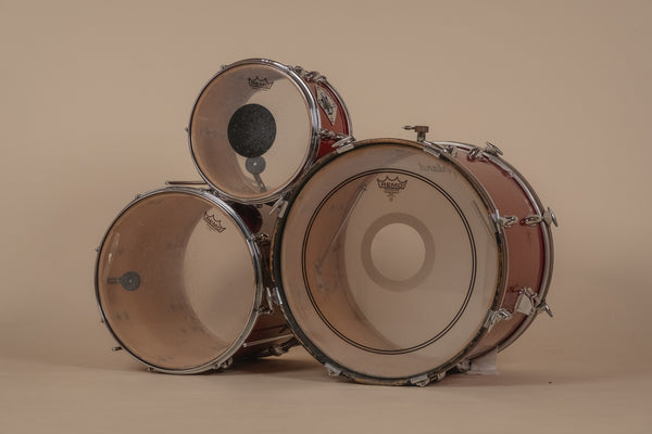 1966 Slingerland 'Modern Solo Outfit' No. 2RN in Red Sparkle -  8x12, 16x16, 14x20