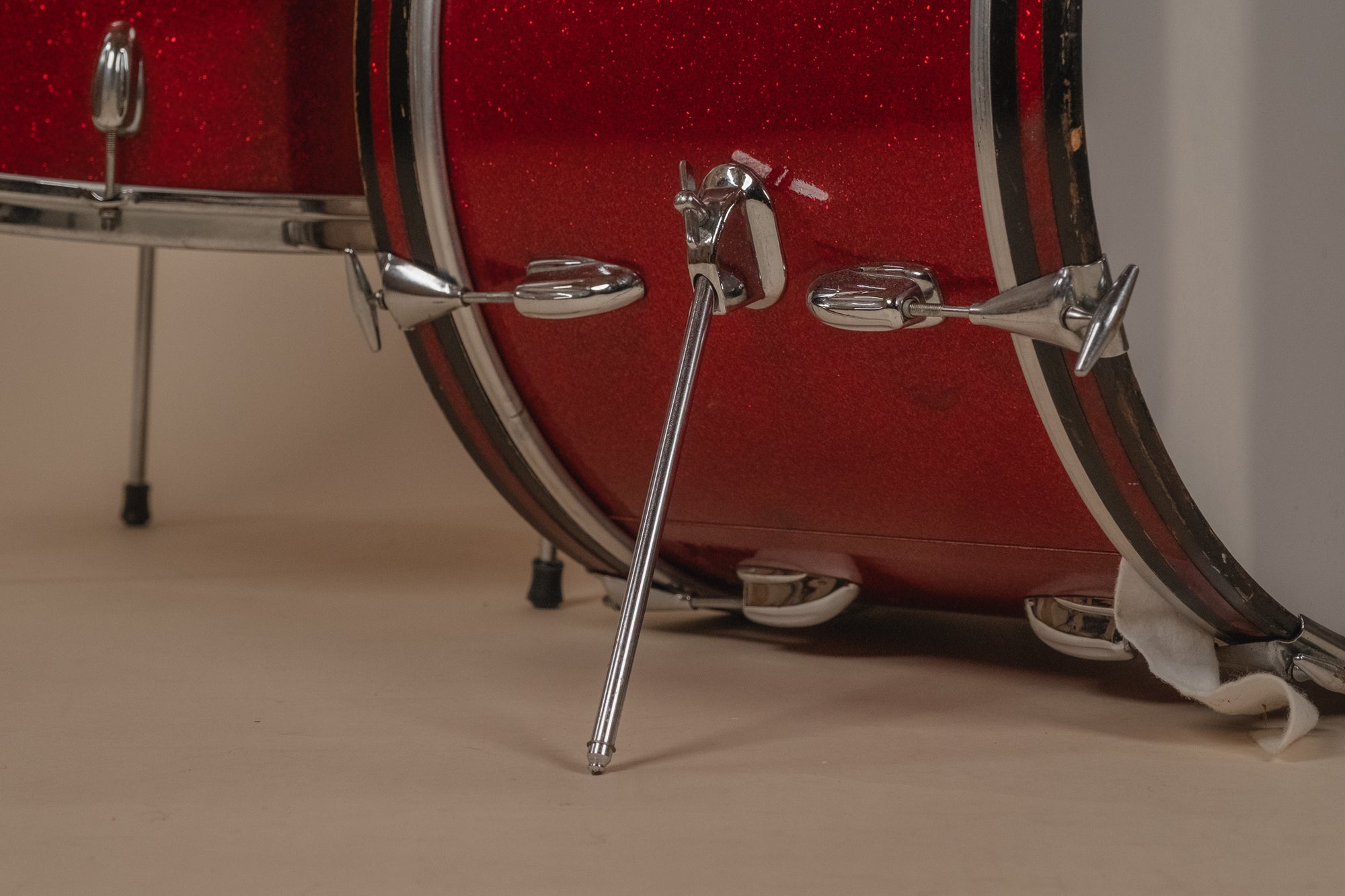 1966 Slingerland 'Modern Solo Outfit' No. 2RN in Red Sparkle -  8x12, 16x16, 14x20