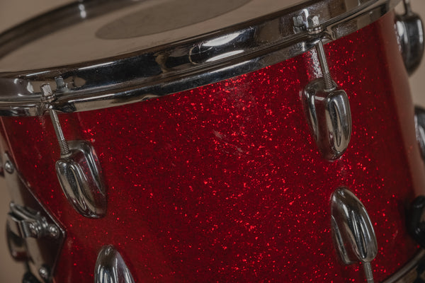 1966 Slingerland 'Modern Solo Outfit' No. 2RN in Red Sparkle -  8x12, 16x16, 14x20