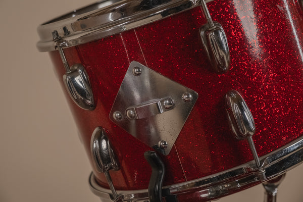 1966 Slingerland 'Modern Solo Outfit' No. 2RN in Red Sparkle -  8x12, 16x16, 14x20